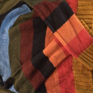 Multicolor Striped Men's Sweater